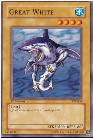 Great White - SYE-009 - Common 1st Edition Starter Deck: Yugi Evolution [SYE] 1st Edition Singles