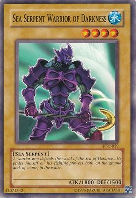 Sea Serpent Warrior of Darkness - IOC-059 - Common Unlimited Invasion of Chaos [IOC] Unlimited Singles