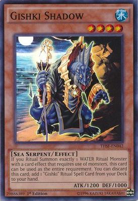 Gishki Shadow - THSF-EN042 - Super Rare Unlimited The Secret Forces (THSF) Unlimited Singles