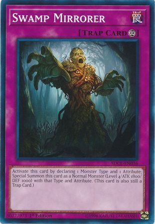 Swamp Mirrorer - SDCL-EN036 - Common 1st Edition Cyberse Link Singles (espanol)