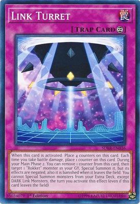 Link Turret - SDRR-EN036 - Common 1st Edition Rokket Revolt Singles