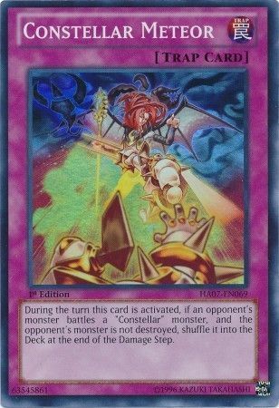 Constellar Meteor - HA07-EN069 - Super Rare 1st Edition Hidden Arsenal 7: Knight of Stars 1st Edition Singles