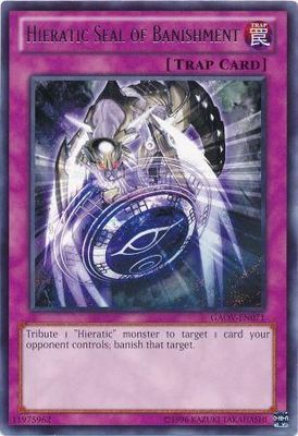 Hieratic Seal of Banishment - GAOV-EN071 - Rare Unlimited Galactic Overlord Unlimited Singles