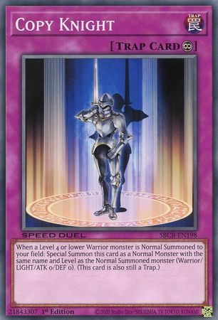 Copy Knight - SBCB-EN198 - Common 1st Edition Speed Duel Battle City Box 1st Edition Singles