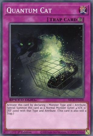Quantum Cat - SBCB-EN200 - Common 1st Edition Speed Duel Battle City Box 1st Edition Singles