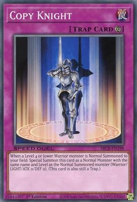 Copy Knight - SBCB-EN198 - Common 1st Edition Speed Duel Battle City Box 1st Edition Singles