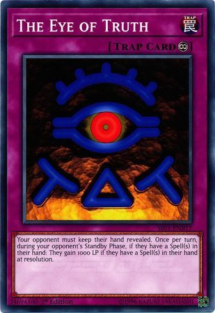 The Eye of Truth - SS01-ENB17 - Common 1st Edition Speed Duel Starter Decks: Destiny Masters Singles
