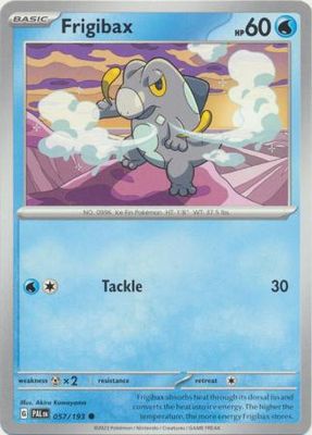 Frigibax - 057/193 - Common Scarlet &amp; Violet: Paldea Evolved Singles
