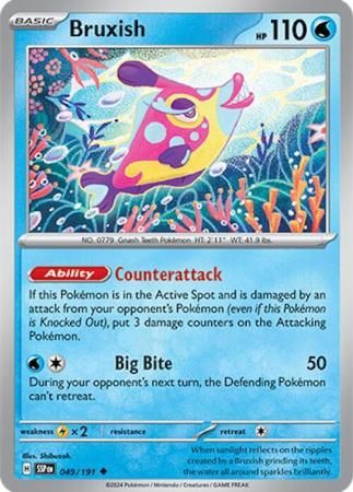 Bruxish - 049/191 - Uncommon Scarlet &amp; Violet: Surging Sparks Singles