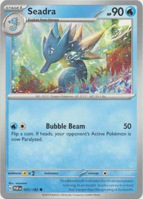 Seadra - 031/182 - Common Scarlet &amp; Violet: Paradox Rift Singles