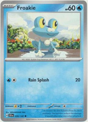 Froakie - 039/142 - Common Scarlet &amp; Violet: Stellar Crown Singles