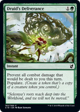 Druid&#39;s Deliverance 162/302 Commander 2019 Singles