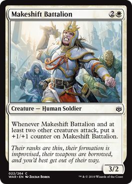 Makeshift Battalion 022/264 War of the Spark Singles (Español)