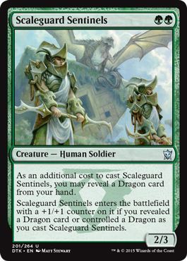 Scaleguard Sentinels 201/264 Dragons of Tarkir Singles (Español)