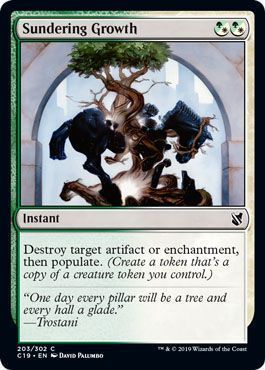 Sundering Growth 203/302 Commander 2019 Singles