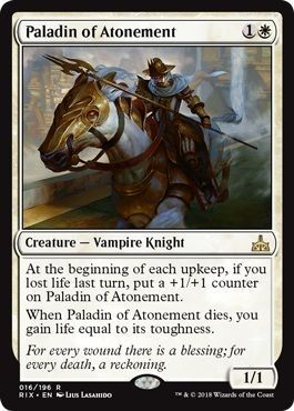 Paladin of Atonement 016/196 Rivals of Ixalan Singles