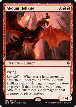 Akoum Hellkite 139/274 Battle for Zendikar Singles