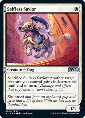 Selfless Savior 036/274 - Magic 2021 (M21) Singles (Español)