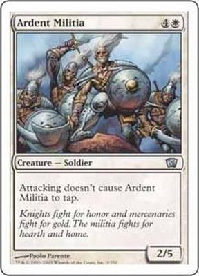 Ardent Militia MTG 8th Edition Singles