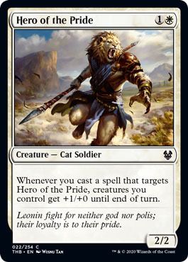 Hero of the Pride 022/254 - Theros: Beyond Death Singles (Español)