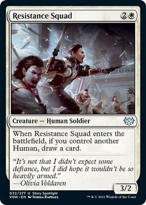 Resistance Squad 032/277 Innistrad: Crimson Vow Singles (Español)
