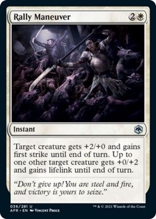 Rally Maneuver 036/281 Adventures in the Forgotten Realms Singles
