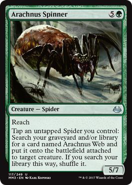 Arachnus Spinner 117/249 Modern Masters 2017 Singles