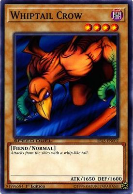 Whiptail Crow - SBLS-EN002 - Common 1st Edition Speed Duel: Arena of Lost Souls Singles (espanol)