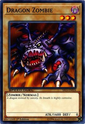Dragon Zombie - SBLS-EN028 - Common 1st Edition Speed Duel: Arena of Lost Souls Singles (espanol)