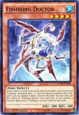 Fishborg Doctor - DUEA-EN096 - Common 1st Edition Duelist Alliance 1st Edition Singles