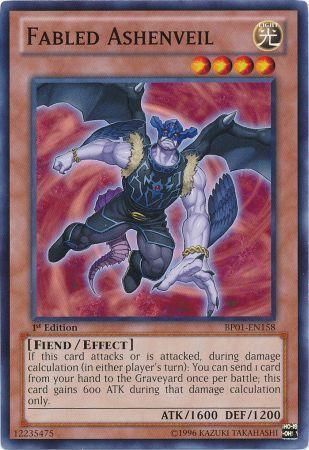 Fabled Ashenveil - BP01-EN158 - Common 1st Edition Battle Pack: Epic Dawn 1st Edition Singles