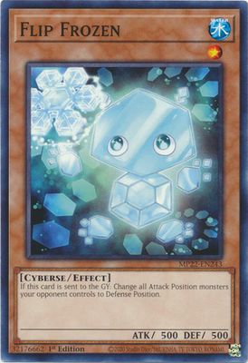 Flip Frozen - MP22-EN243 - Common 1st Edition 2022 Mega-Tin: Pharaoh&#39;s Gods 1st Edition Singles