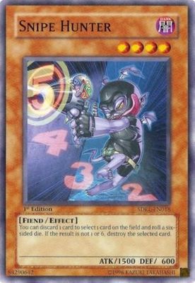 Snipe Hunter - SDRL-EN018 - Common 1st Edition Structure Deck: Rise of the Dragon Lord 1st Edition Singles