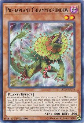 Predaplant Chlamydosundew - LED5-EN051 - Common 1st Edition Legendary Duelists: Immortal Destiny Singles