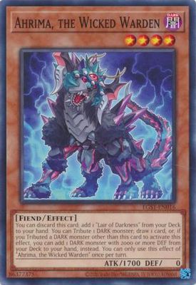Ahrima, the Wicked Warden - EGS1-EN016 - Common Unlimited Egyptian God Deck: Slifer the Sky Dragon Unlimited