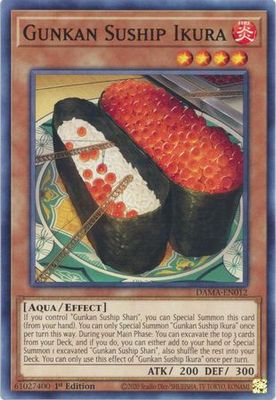 Gunkan Suship Ikura - DAMA-EN012 - Common 1st Edition Dawn of Majesty 1st Edition Singles