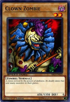 Clown Zombie - SBLS-EN029 - Common 1st Edition Speed Duel: Arena of Lost Souls Singles (espanol)