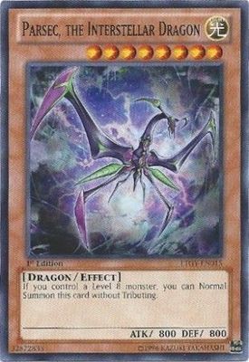 Parsec, the Interstellar Dragon - LTGY-EN015 - Common 1st Edition Lord of the Tachyon Galaxy 1st Edition Singles