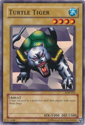 Turtle Tiger - LOB-023 - Common Unlimited Legend Of Blue Eyes White Dragon [LOB] Unlimited Singles