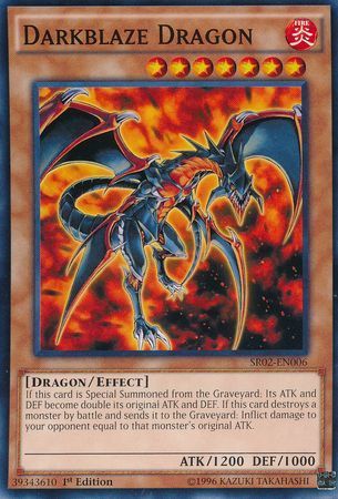 Darkblaze Dragon - SR02-EN006 - Common 1st Edition Structure Deck: Rise of the True Dragons 1st Edition Singles