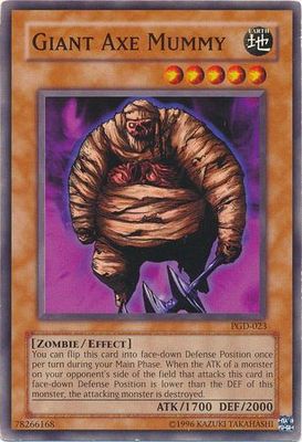 Giant Axe Mummy - PGD-023 - Common Unlimited Pharaonic Guardian [PGD] Unlimited Singles
