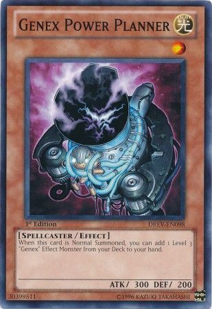 Genex Power Planner - DREV-EN098 - Common 1st Edition Duelist Revolution 1st Edition Singles