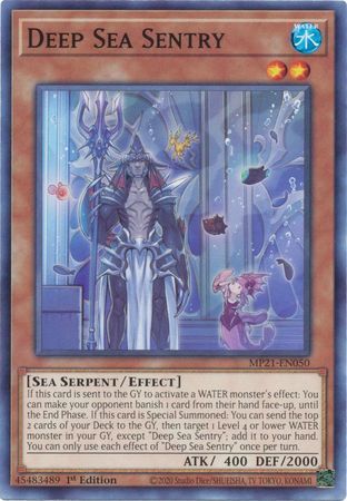 Deep Sea Sentry - MP21-EN050 - Common 1st Edition 2021 Mega-Tin: Ancient Battles 1st Edition Singles