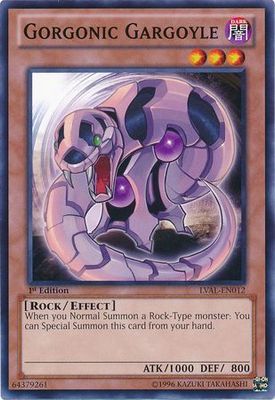 Gorgonic Gargoyle - LVAL-EN012 - Common 1st Edition Legacy of the Valiant 1st Edition Singles