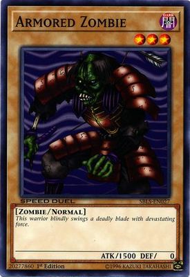 Armored Zombie - SBLS-EN027 - Common 1st Edition Speed Duel: Arena of Lost Souls Singles (espanol)