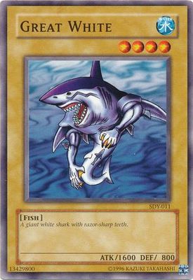 Great White - SDY-011 - Common Unlimited Starter Deck: Yugi [SDY] Unlimited Singles