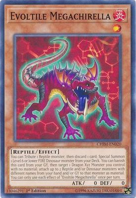 Evoltile Megachirella - CHIM-EN020 - Common 1st Edition Chaos Impact 1st Edition Singles (espanol)