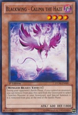 Blackwing - Calima the Haze - STOR-EN009 - Common 1st Edition Storm of Ragnarok 1st Edition Singles (espanol)