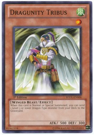 Dragunity Tribus - SDDL-EN006 - Common 1st Edition Structure Deck: Dragunity Legion [SDDL] 1st Edition Singles
