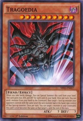 Tragoedia - SR01-EN017 - Common 1st Edition Structure Deck: Emperor of Darkness 1st Edition Singles